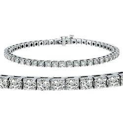 $10,999 Genuine 5.00 ct Diamond Bracelet 14K Gold