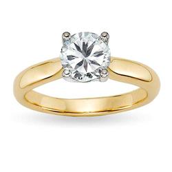$6,900 Genuine 1.52 ct Diamond Engagement Ring 14K