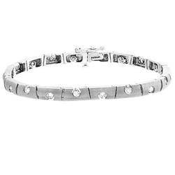 $6,000 Genuine 1.07ct Diamond Bracelet 14K Gold