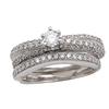 Image 1 : $5,900 Genuine 1.25 ct Diamond Wedding Set 14K