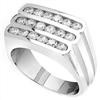 Image 1 : $10,400 Genuine 1.69ct Men's Diamond Ring 14K Gold