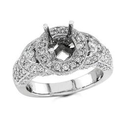 $4,999 Genuine 1.10 ct Semi Mount Diamond Ring 14K Gold