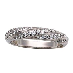 $2,200 Genuine 0.47 ct Diamond Wedding Band 14K