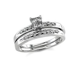 $4,599 Genuine 0.33 ct Diamond Engagement Ring 14K Gold