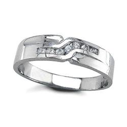 $1,100 Genuine 0.25 ct Diamond Ring 14K Gold