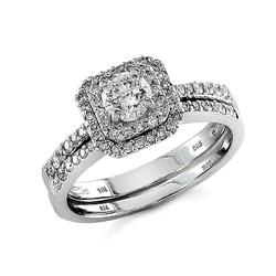 $4,999 Genuine 0.75 ct Diamond Engagement Ring 14K Gold