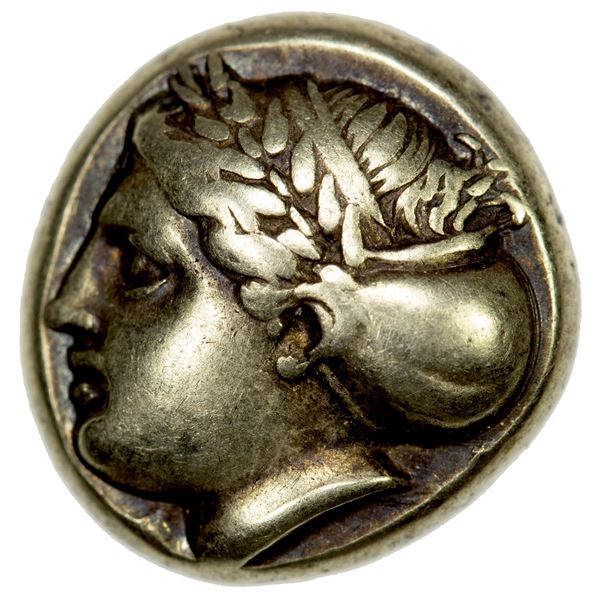 IONIA: Phokaia, EL hekte (1/6th stater) (2.54g), 387-326 BC, bold VF