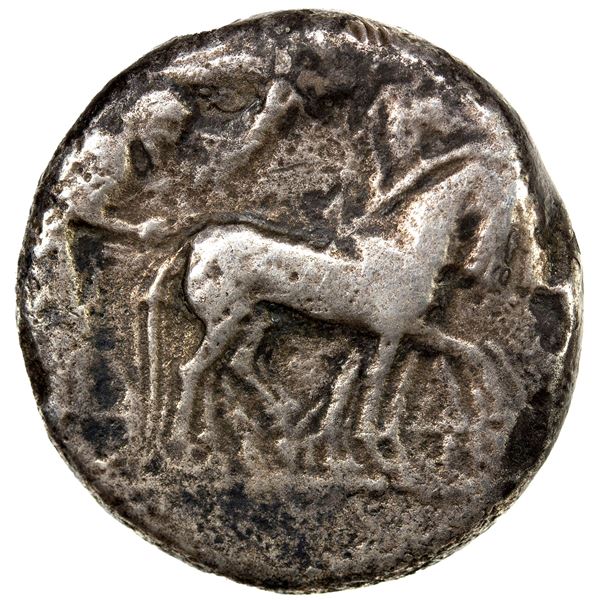 SICILY: Syracuse, Deinomenid Tyranny, AR tetradrachm (15.95g), ca. 480-475 BC, Fine