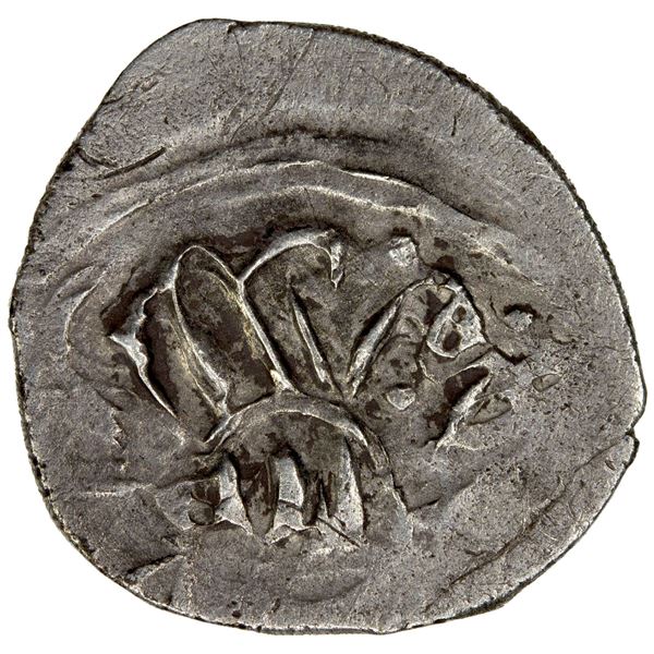 GOLDEN HORDE: Kunche Khan, 1379-1393, AR dirham (1.10g), Balad Sighnaq, AH(7)82, VF