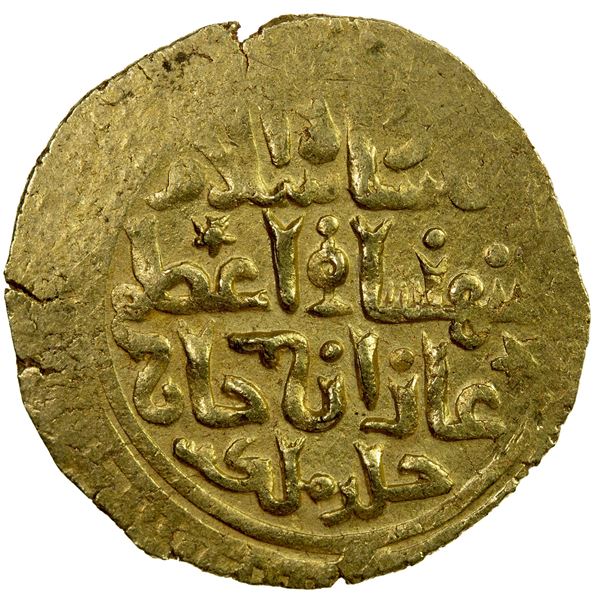 ILKHAN: Ghazan Mahmud, 1295-1304, AV dinar (3.18g), MM, DM, EF