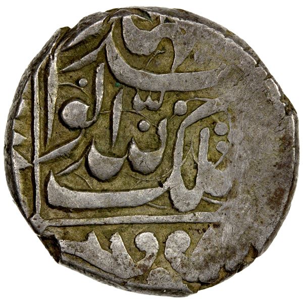 BARAKZAI: temp. Safdar Jang, 1842-1843, AR rupee (9.10g), Ahmadshahi, AH1259, VF