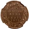 Image 2 : BRITISH INDIA: George V, AE ¼ anna, 1913(c), NGC Proof 62 RD