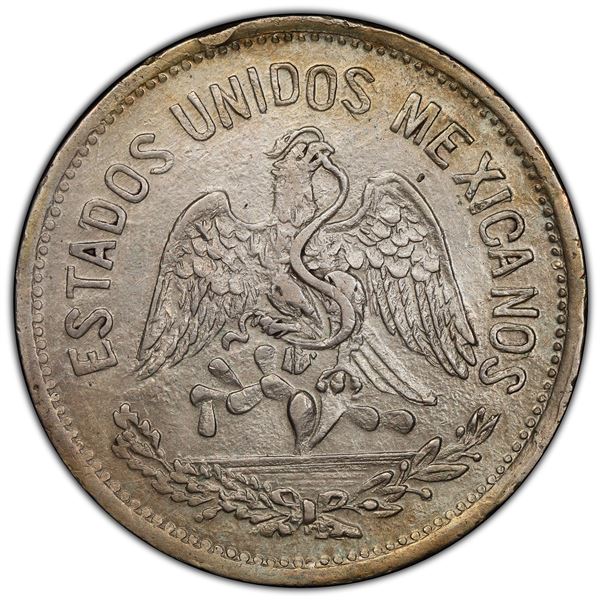 MEXICO: Revolutionary Issue, AR 50 centavos, Cacahuatepec, Guerrero, 1917, PCGS AU53