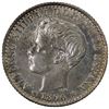 Image 1 : PUERTO RICO: Alfonso XIII, 1886-1931, AR 10 centavos, 1896, Choice AU