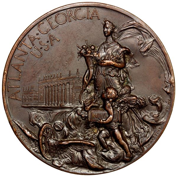 UNITED STATES:AE medal (126.0g), 1895, EF-AU - Stephen Album Rare Coins