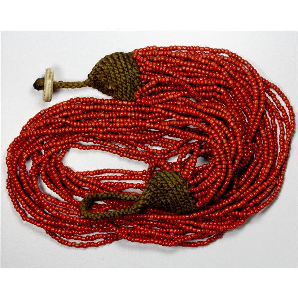 INDIA:  trade bead necklace, EF