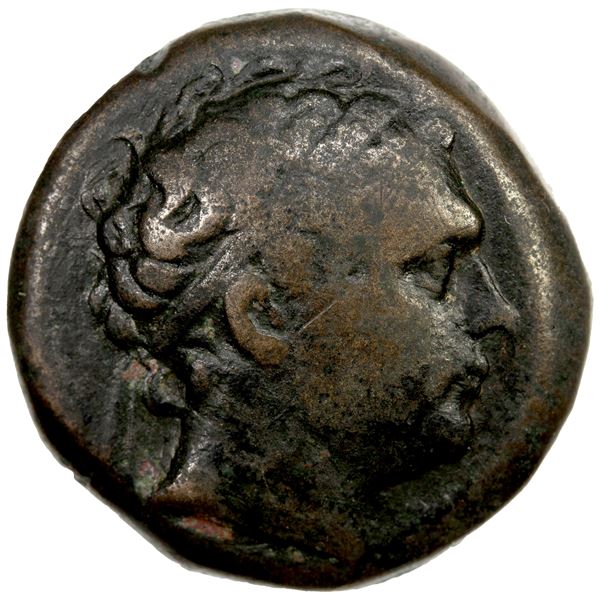 SELEUKID KINGDOM: Antiochos III "The Great", 222-187 BC, AE unit (16.84g), Uncertain mint 73, ca. 21