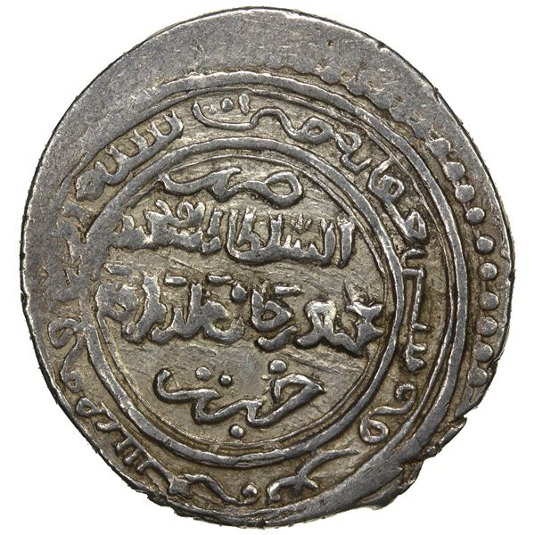 ILKHAN: Abu Sa'id, 1316-1335, AR 2 dirhams (3.56g), Khartabirt, AH724, EF