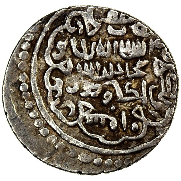 ILKHAN: Muhammad Khan, 1336-1338, AR 1 dirham (1.26g), Avnik, AH739 (sic), VF