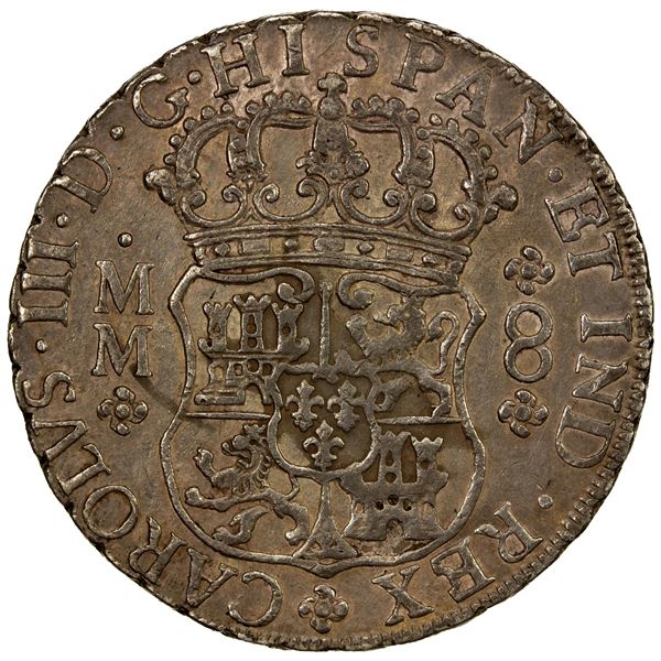 MEXICO: Carlos III, 1759-1788, AR 8 reales, 1760-Mo, VF-EF