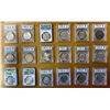 Image 2 : EGYPT: LOT of 18 silver commemoratives