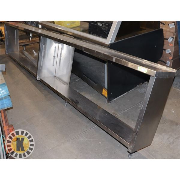 WALL MOUNTED COUNTER- FOR DISHES 144" BY 27"