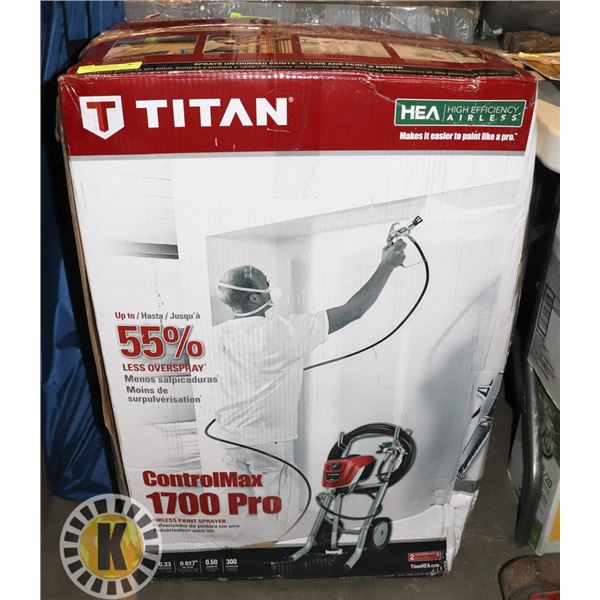TITAN AIRLESS PAINT SPRAYER CONTROLMAX 1700 PRO