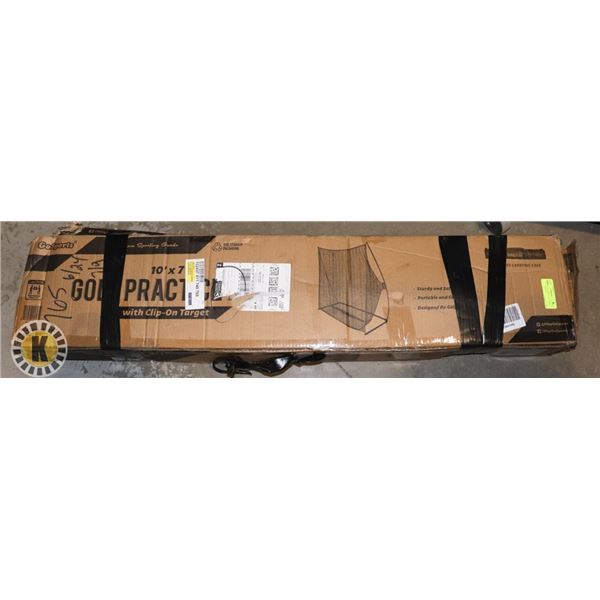 GOLF PRACTICE NET 10' X 7' WITH CLIP ON TARGET