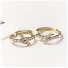 Image 1 : 10K YELLOW GOLD DIAMOND(0.05CT) EARRINGS