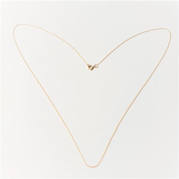 10K YELLOW GOLD 18" 0.3G NECKLACE