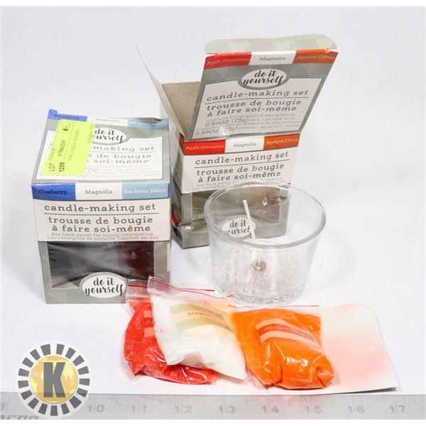 LOT OF 2 NEW CANDLE MAKING KITS