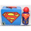 Image 1 : SUPERMAN LUNCH BOX & STAINLESS STEEL WATER BOTTLE