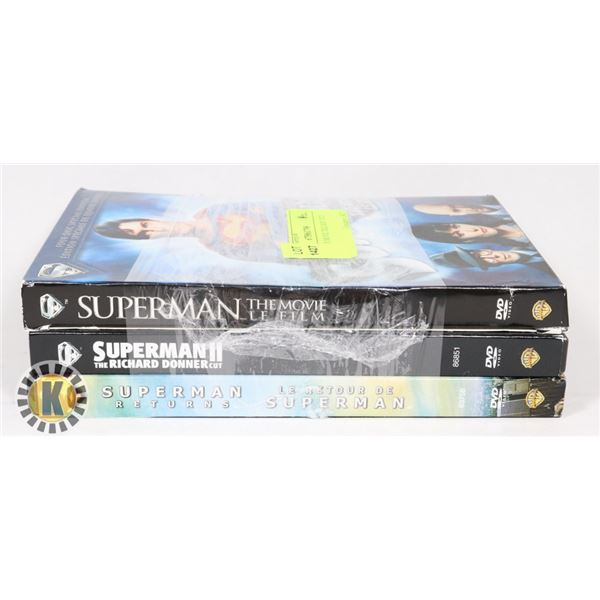 SUPERMAN MOVIE TRILOGY DVD SET