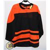 Image 1 : ORANGE AND BLACK JERSEY SIZE L