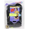 Image 1 : 10 PACK WOMENS BLACK HI CUT UNDERWEAR SIZE 8/XL