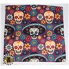 Image 1 : NEW SUGAR SKULL THEME PILLOW CASE 45cm X 45cm