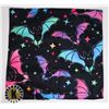 Image 1 : NEW NEON BATS THEME PILLOW CASE 45cm X 45cm
