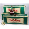 3 CASES OF VINTAGE HEIDELBERG BEER BOTTLES