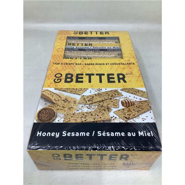 Go Better Honey Sesame Crispy Bars (24 x 35g)