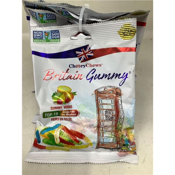 Cheery Chews Britain Gummy Bears(6 x 150g)