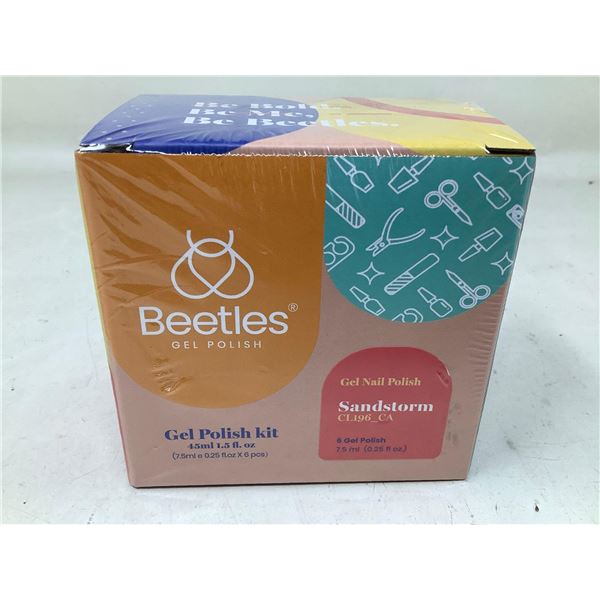 Beetles All-in-1 Mani Kit, Gel Nail Polish Starter Kit- Sandstorm