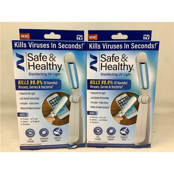 Safe & Healthy Disinfecting UV Light (2ct)
