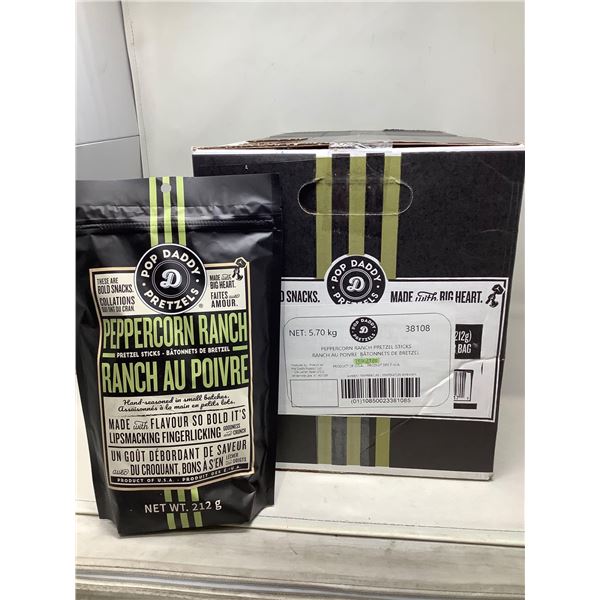 Pop Daddy Pretzels- Peppercorn Ranch (12 x 212g)