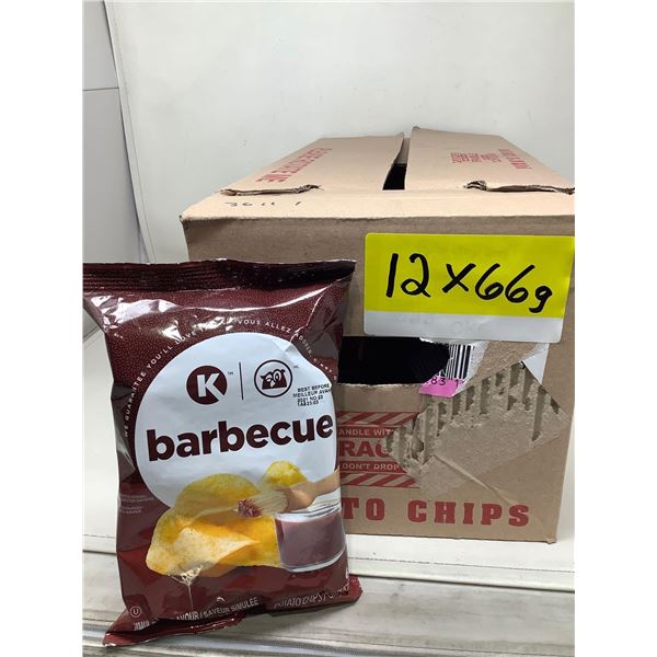 Barbecue Potato Chips (12 x 66g)