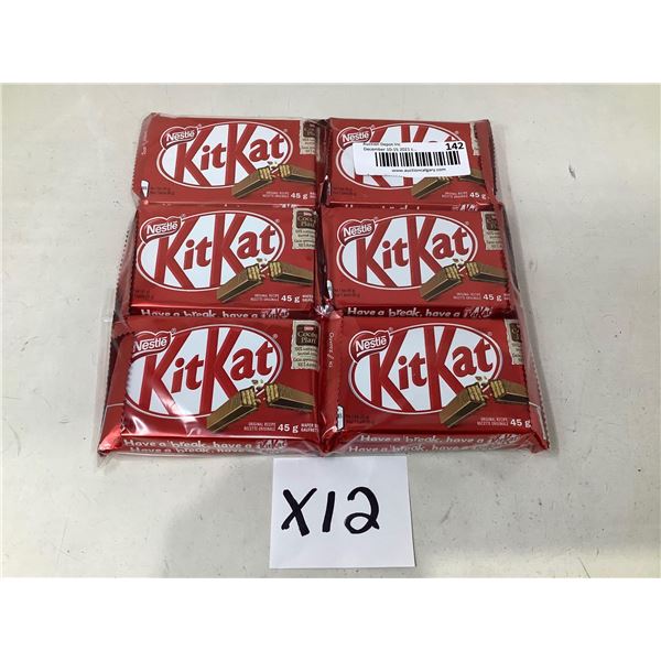 Nestle KitKat Chocolate Bars (12 x 45g)