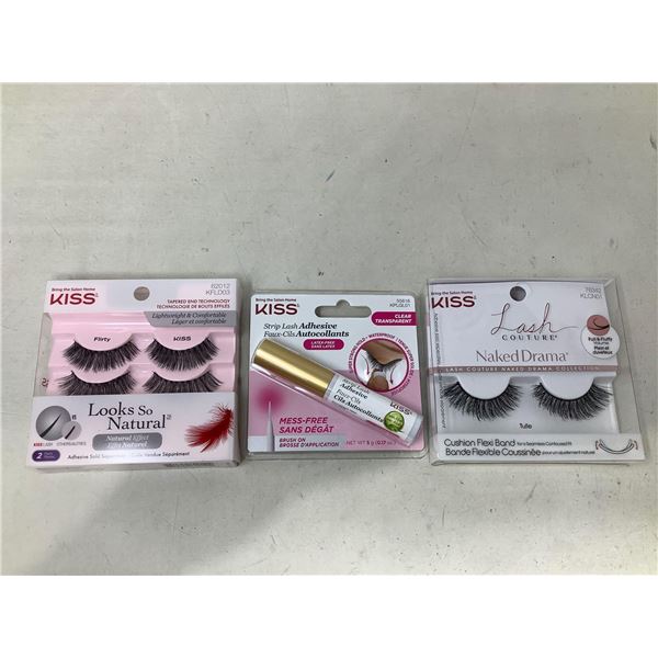 Kiss Adhesive Lashes and Strip Lash Glue