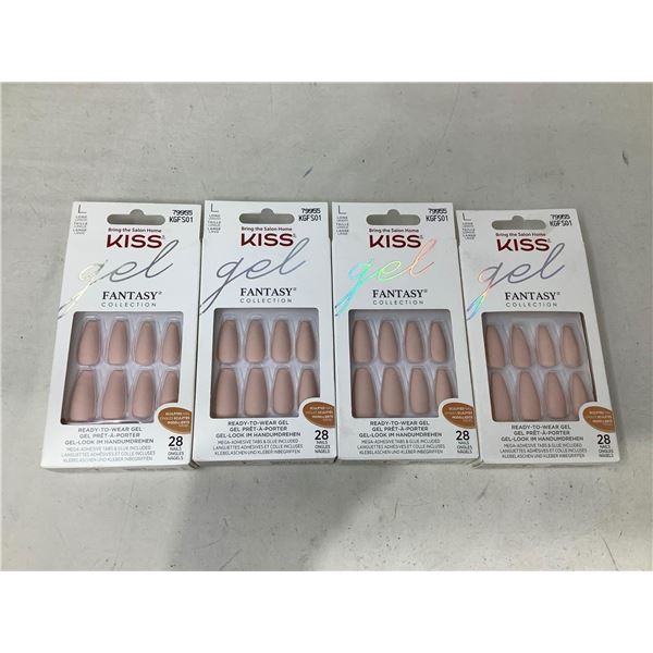 Kiss Gel Fantasy Press-on Nails (4 x 28)