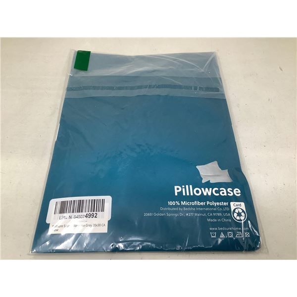 Bedsure Satin Pillowcase-Grey (20 x 30)