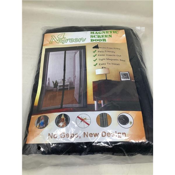 NGreen Magnetic Screen Door (72in x 80in)