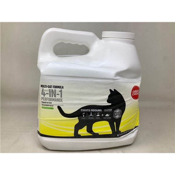 Multi-Cat Formula 4-in-1 Performance Scoopable Cat Litter (13.9lbs)